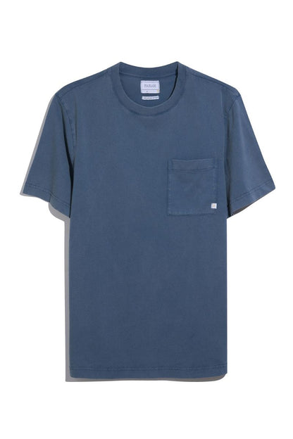Farah Stacy Gmt Dye Pocket T-Shirt Agean Blue