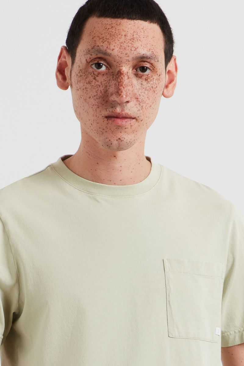 Farah Stacy Gmt Dye Pocket T-Shirt Green