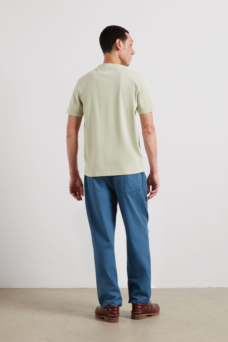 Farah Stacy Gmt Dye Pocket T-Shirt Green