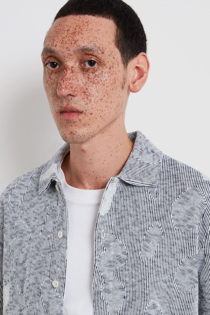Farah Stoker Jacquard Shirt Yale