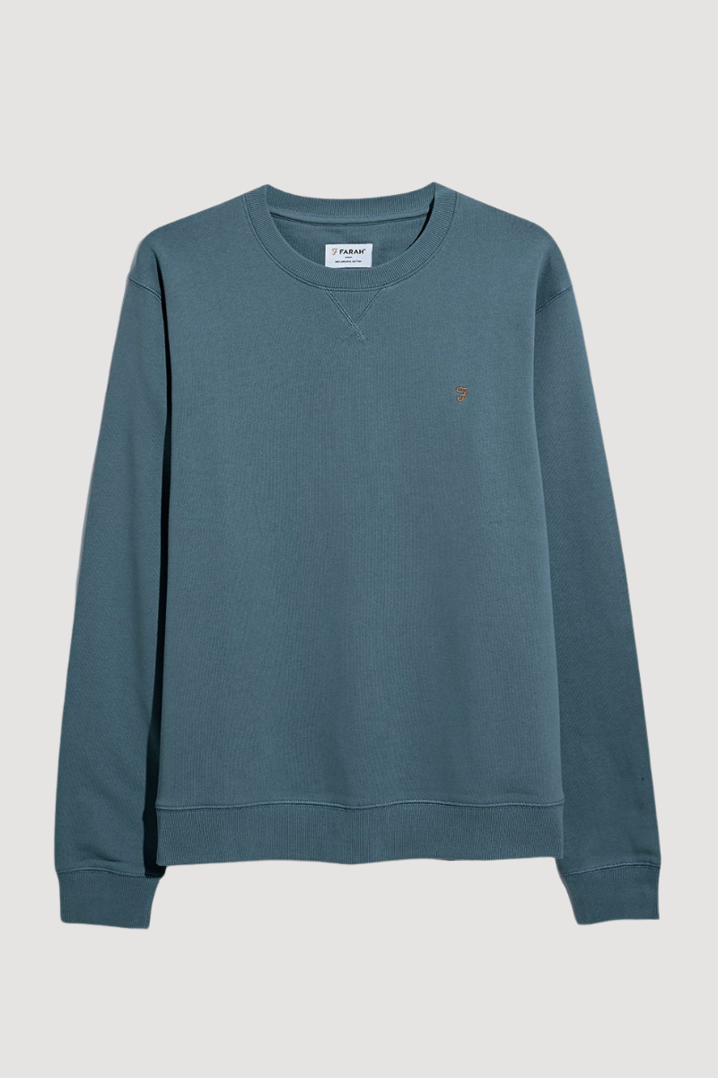 Farah Tim New Crew Chalk Blue