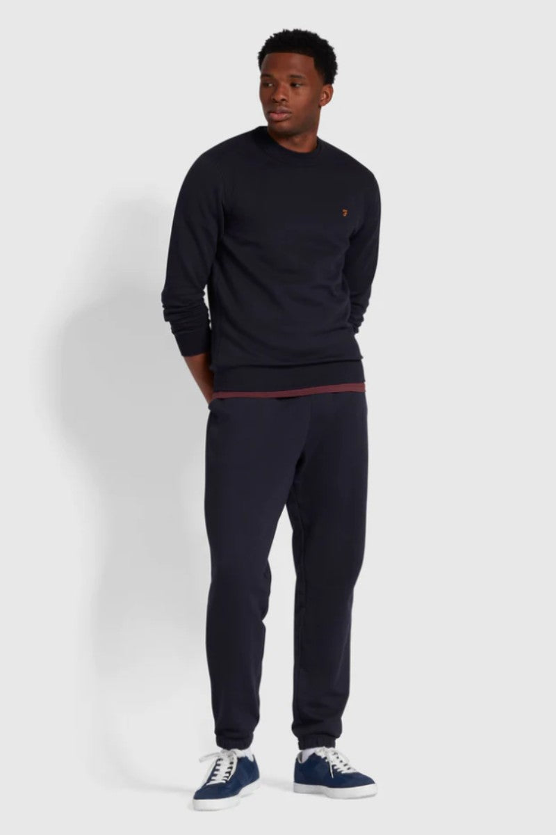 Farah Tim Slim Crew Neck Navy