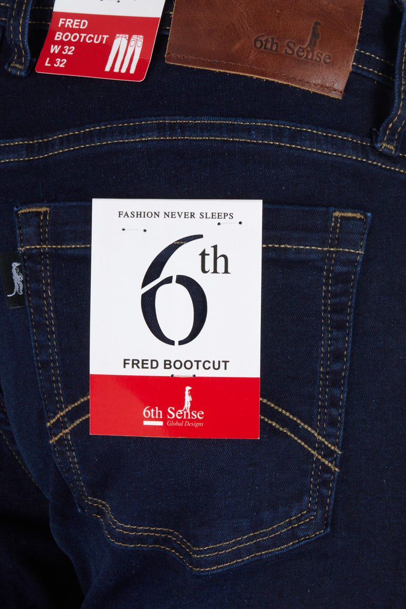 6th Sense Fred Bootcut Jean Stonewash