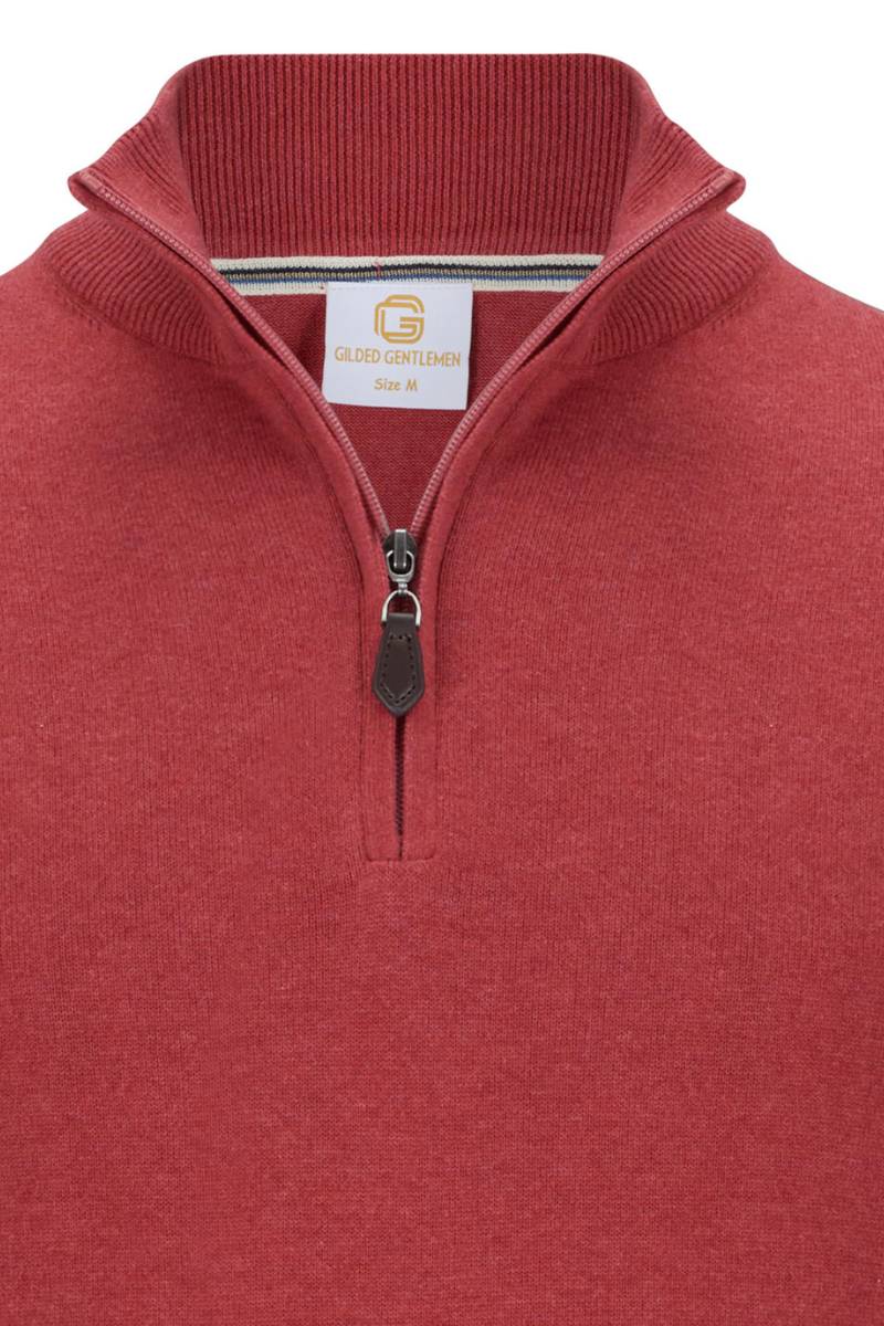 Gilded Gentlemen Harold 1/4 Zip Coral