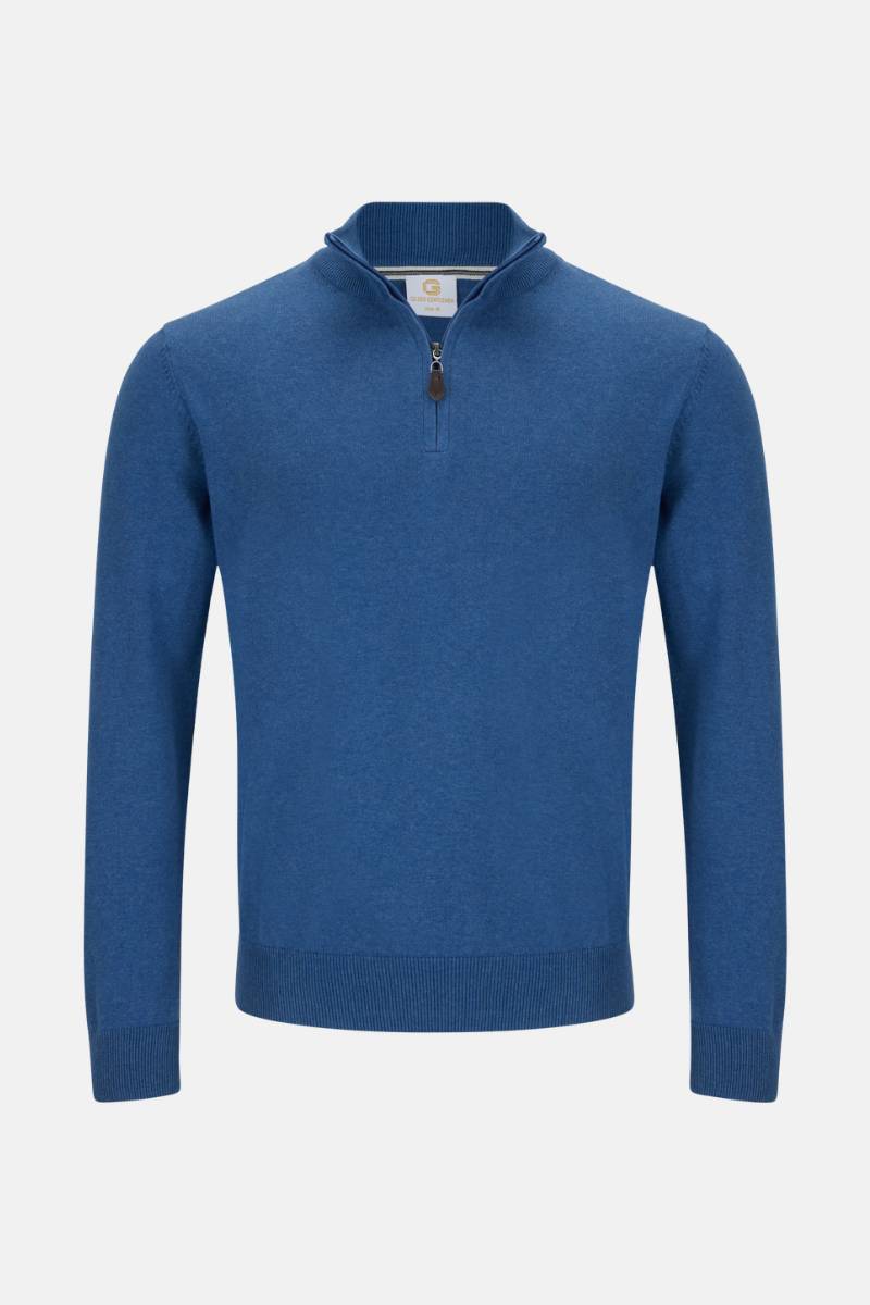 Gilded Gentlemen Harold 1/4 Zip Denim Ocean