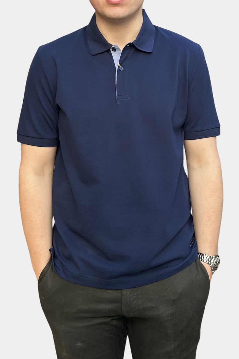 Gilded Gentlemen Believe Poloshirt Dress Blue