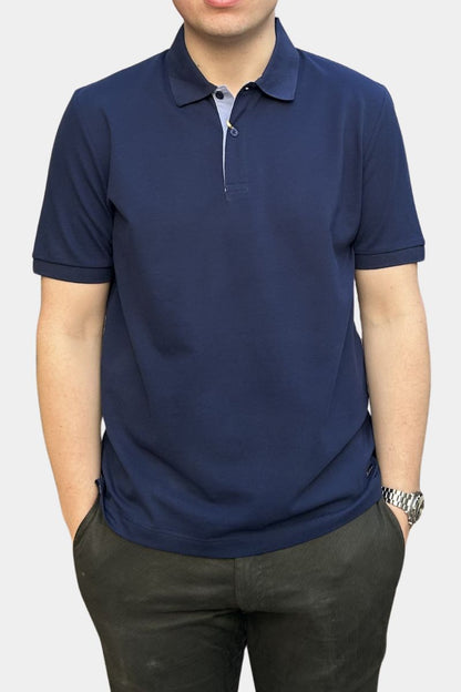Gilded Gentlemen Believe Poloshirt Dress Blue