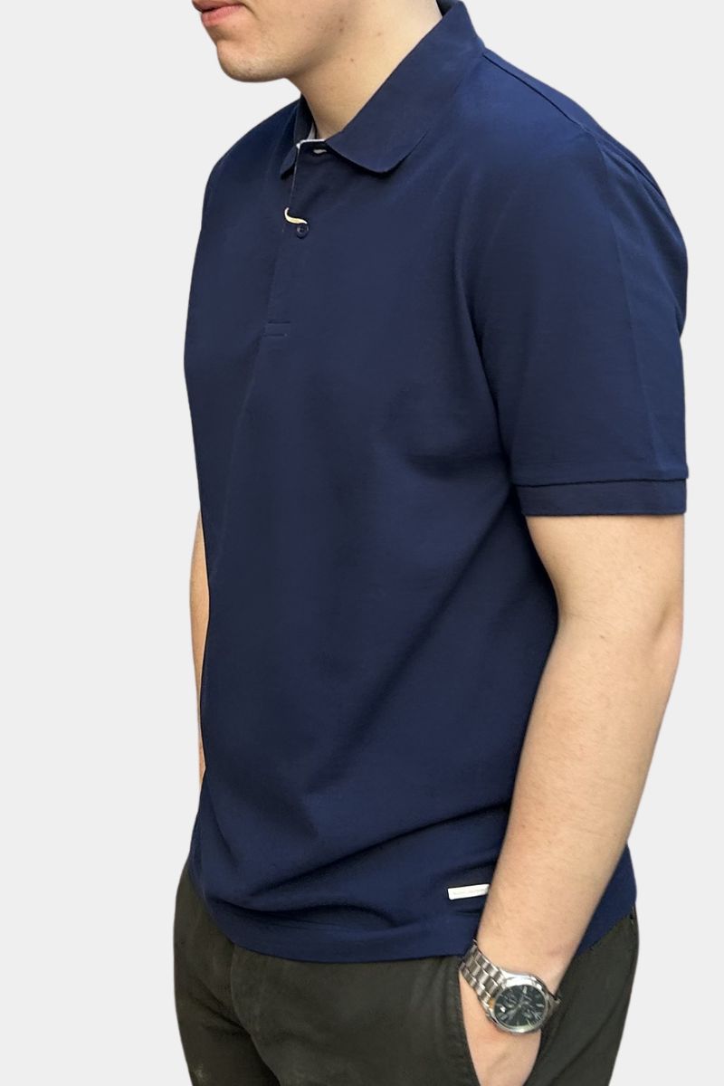 Gilded Gentlemen Believe Poloshirt Dress Blue