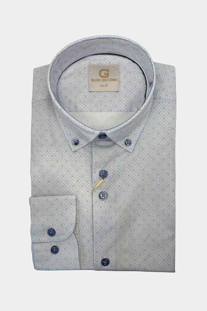 Gilded Gentlemen Print Shirt Col 14