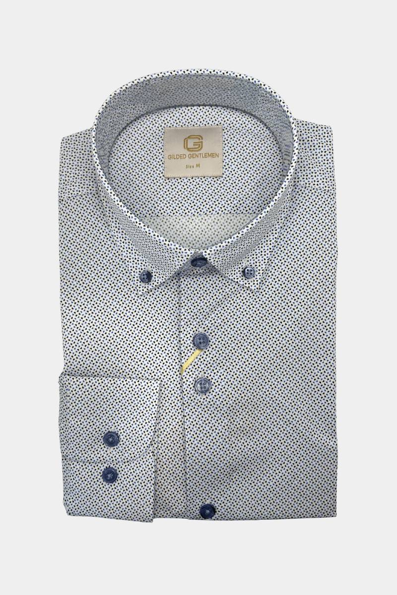 Gilded Gentlemen Print Shirt Col 15