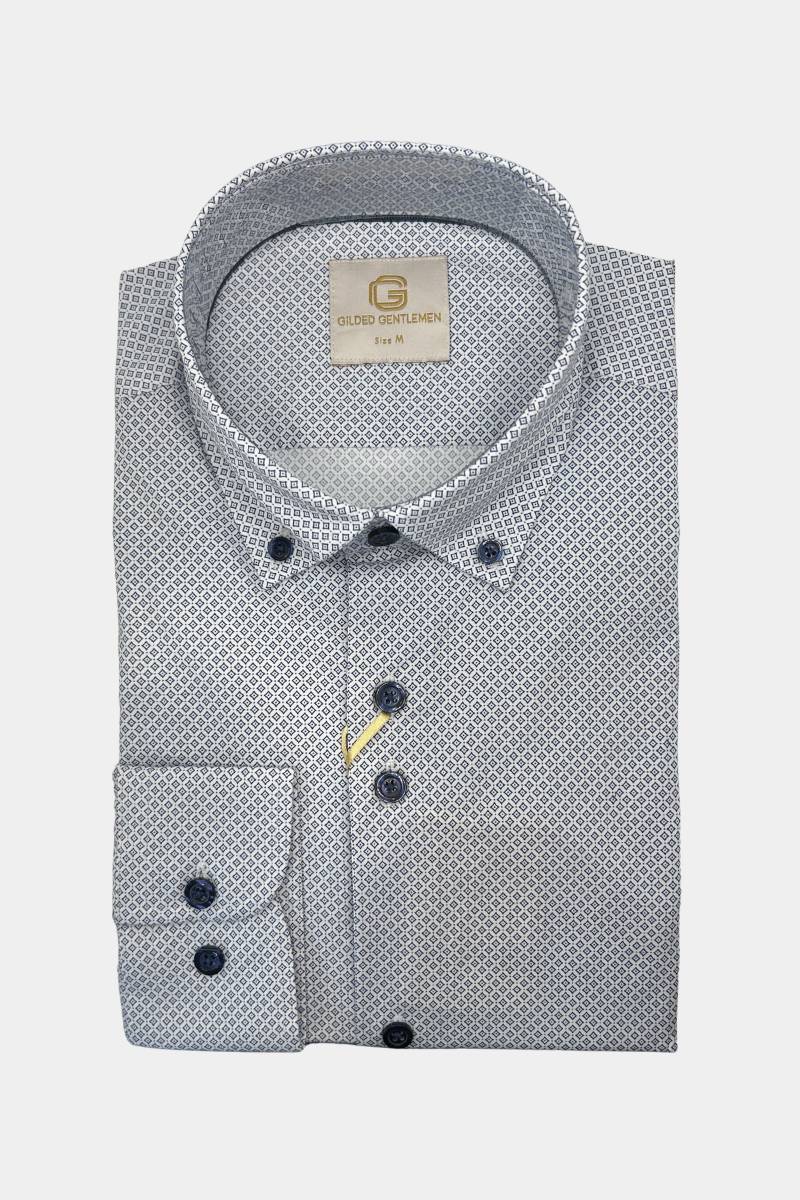 Gilded Gentlemen Print Shirt Col 2
