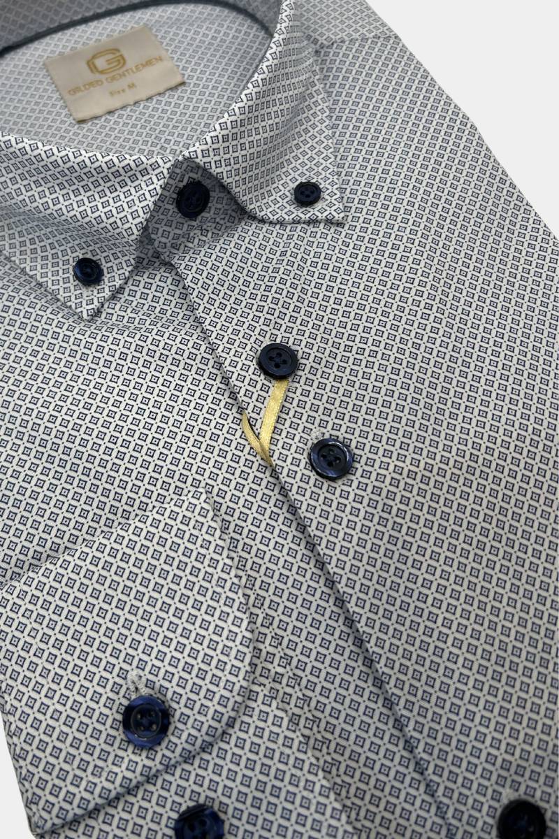 Gilded Gentlemen Print Shirt Col 2