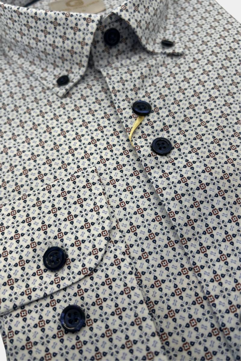 Gilded Gentlemen Print Shirt Col 4