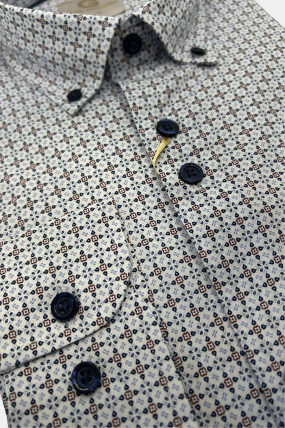 Gilded Gentlemen Print Shirt Col 4