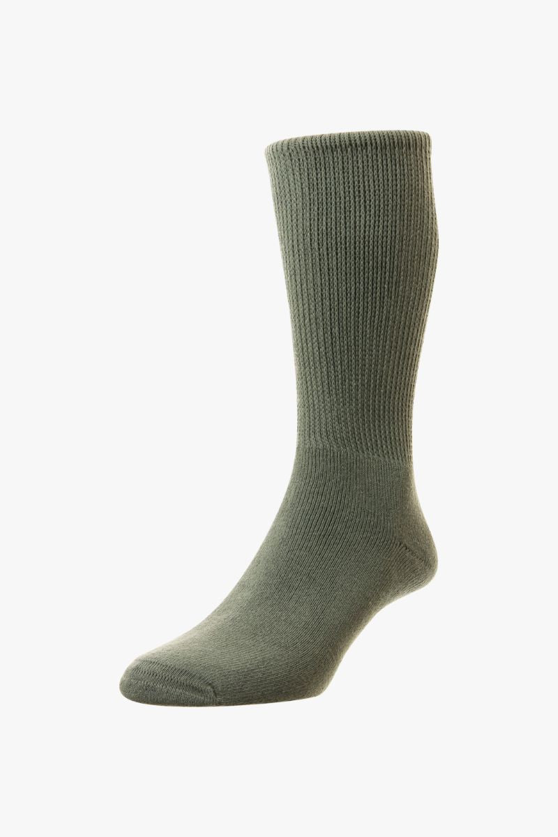 HJ Diabetic Socks Olive