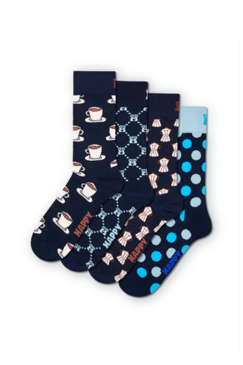 Happy Socks 4 Pack Coffee Set