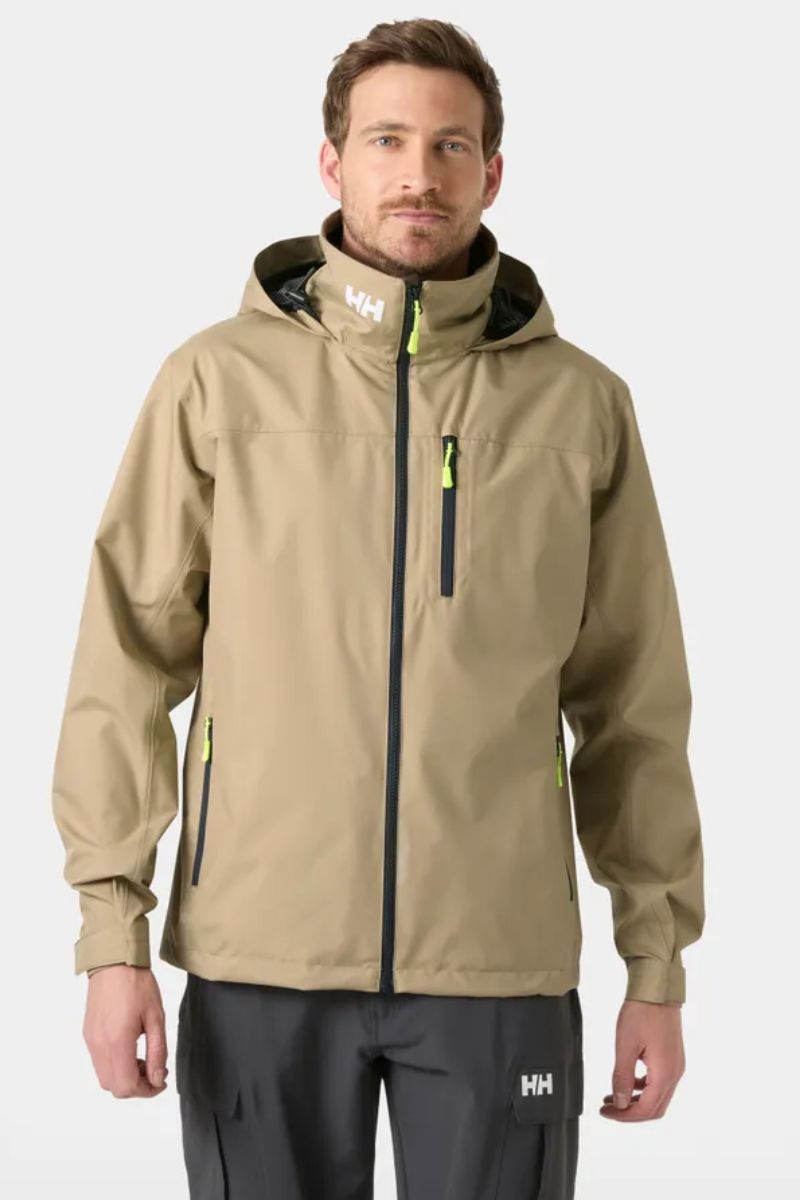 Helly Hansen Crew Hooded Jacket Pebble