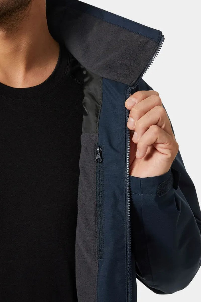 Helly Hansen Crew Midlayer Jacket Navy