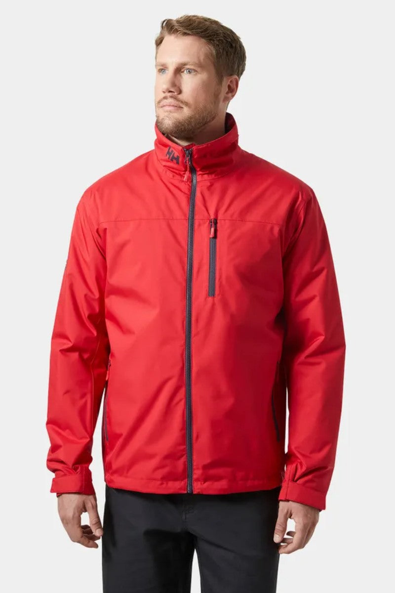 Helly Hansen Crew Midlayer Jacket Red