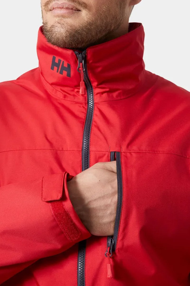 Helly Hansen Crew Midlayer Jacket Red