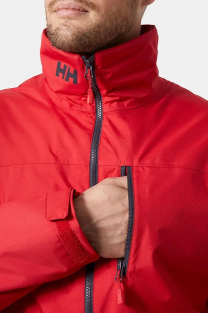 Helly Hansen Crew Midlayer Jacket Red