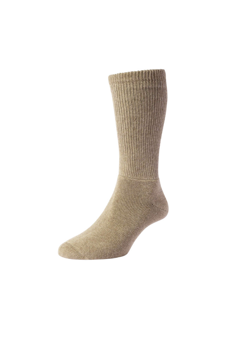 HJ Hall Diabetic Socks Oatmeal