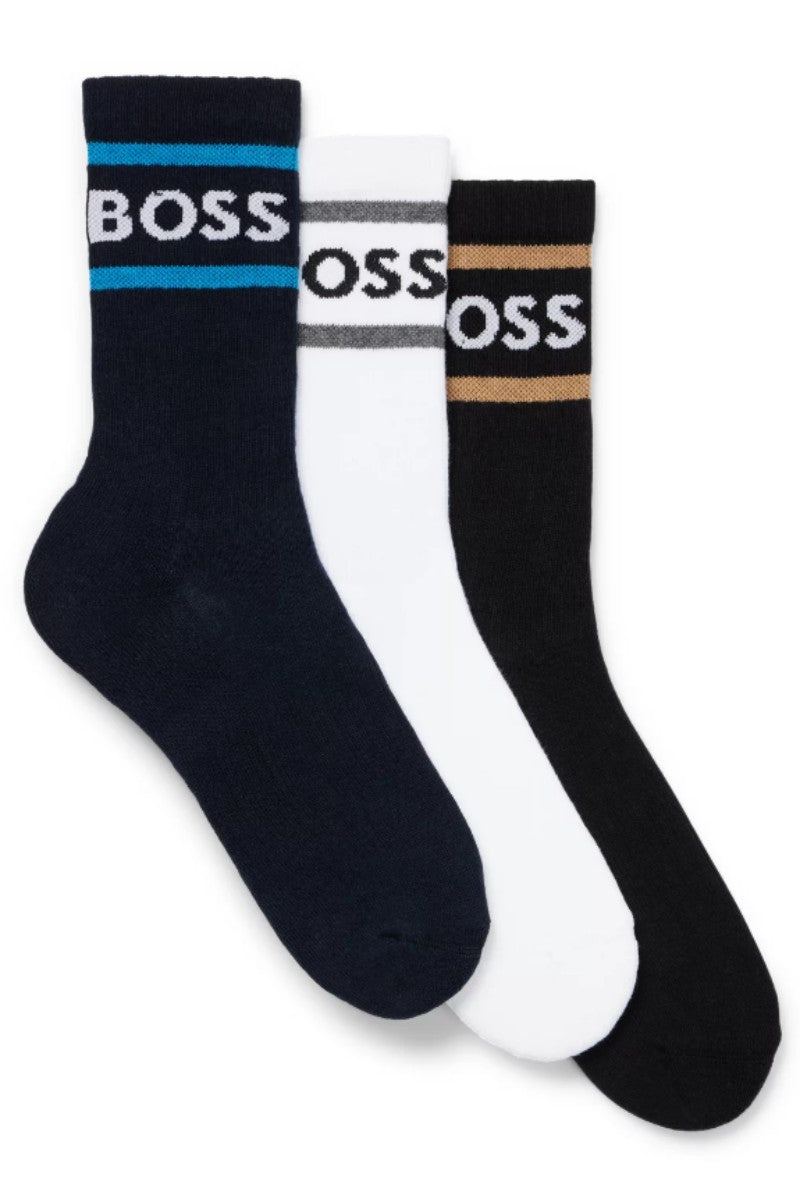 Hugo Boss 3Pack Rib Stripe Socks
