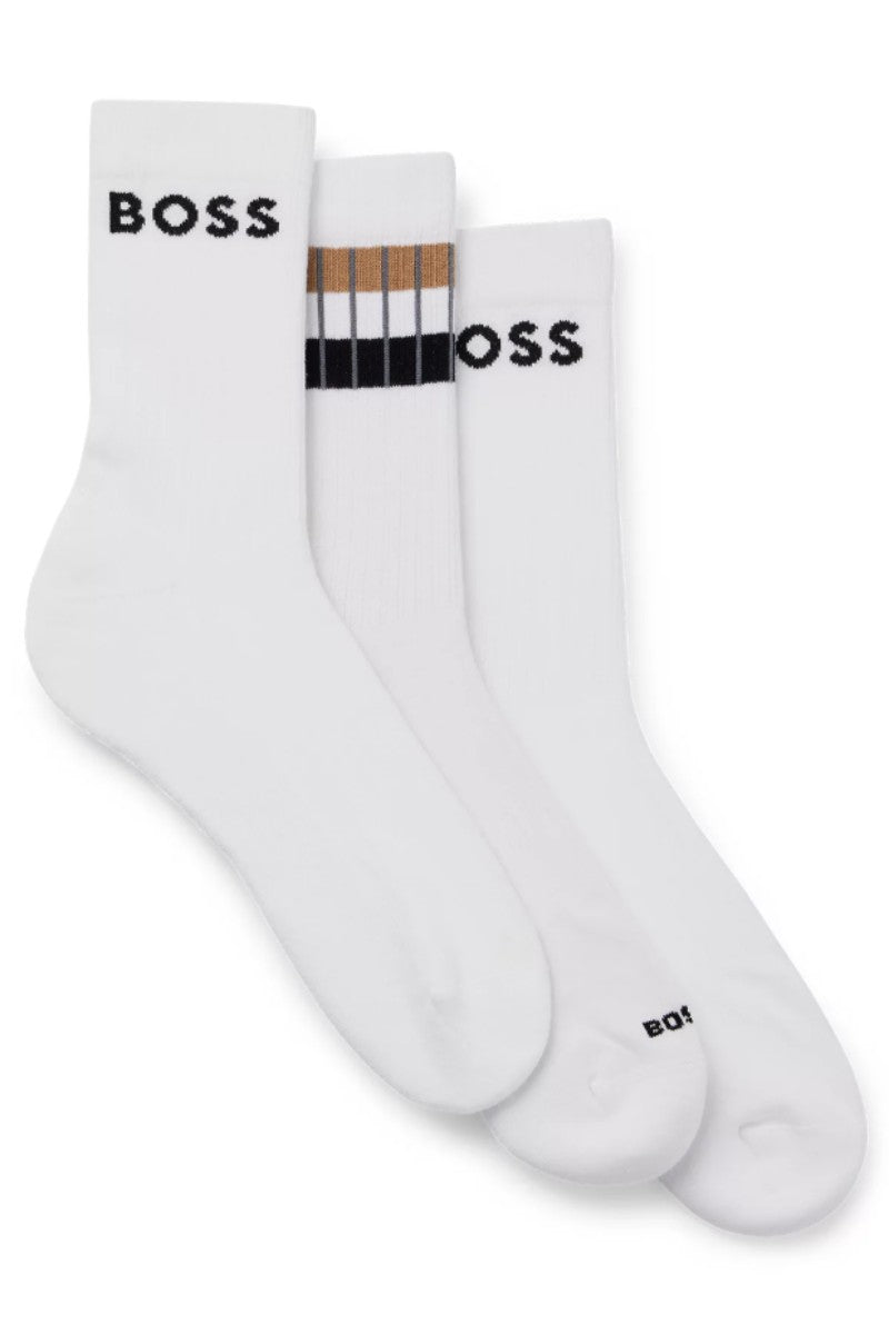 Hugo Boss 3Pack QS Rib Stripe Socks