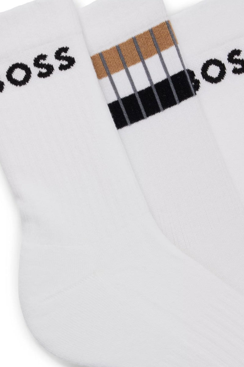 Hugo Boss 3Pack QS Rib Stripe Socks