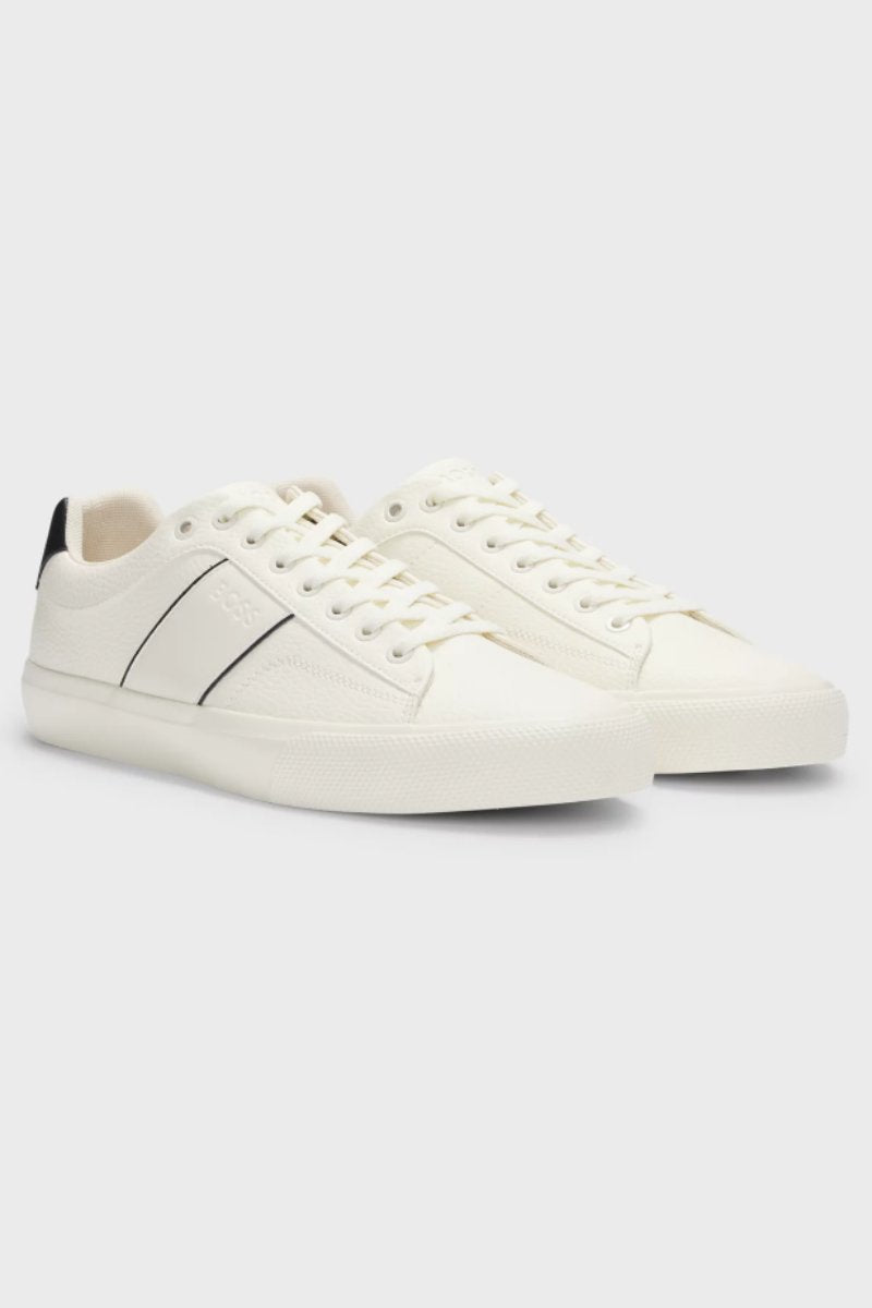 Hugo Boss Aiden Tennis Trainers Natural