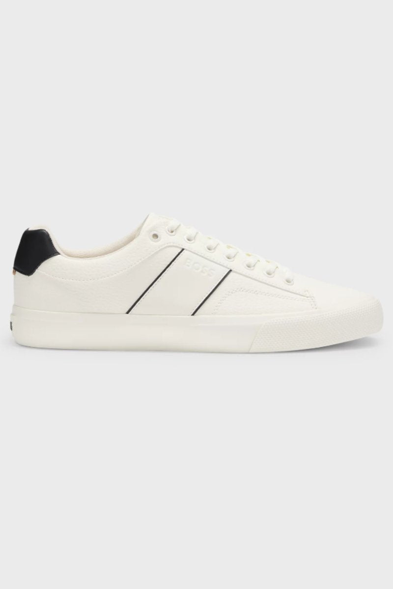 Hugo Boss Aiden Tennis Trainers Natural