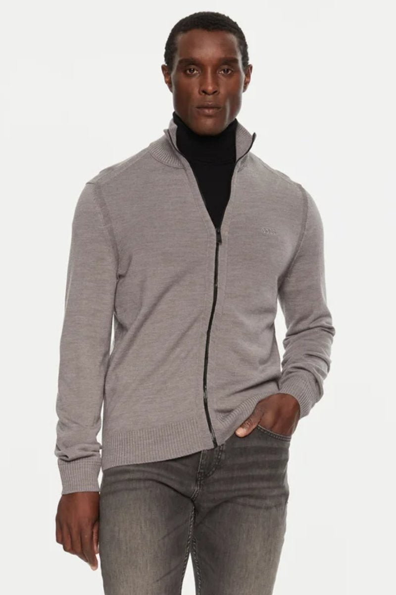 Hugo Boss Avac_FZ Cardigan Grey