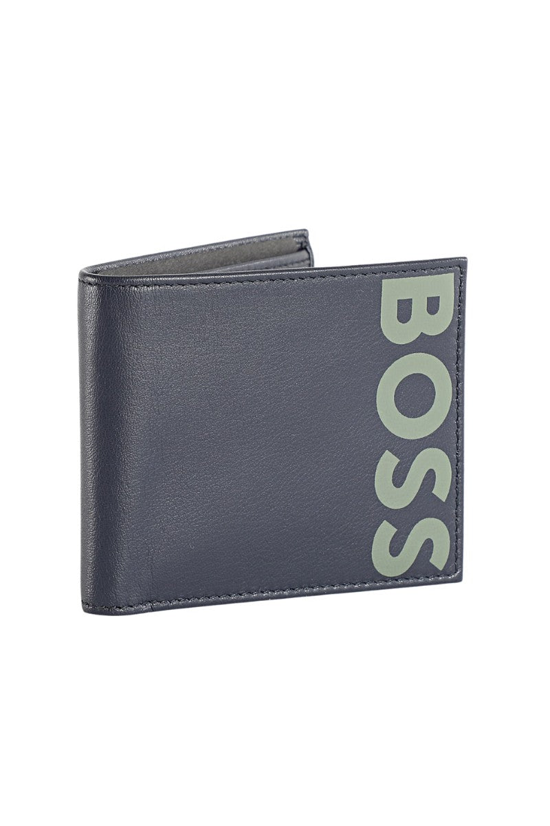 Hugo Boss 8 Card Wallet Navy