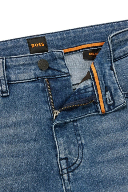Hugo Boss Delaware Slim Jean Medium Blue