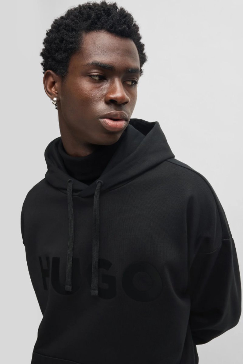Hugo Ditchle Hoodie Black