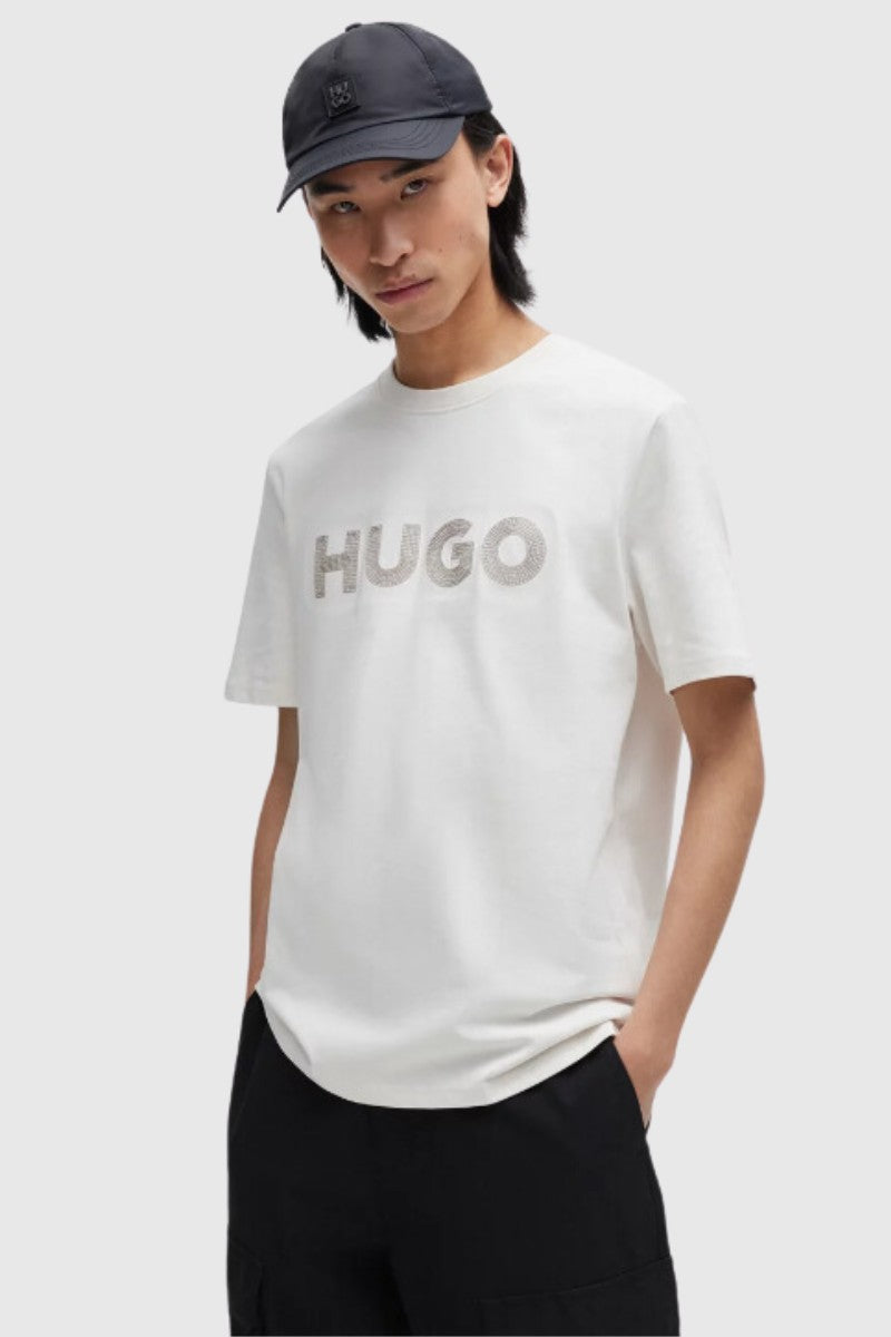 Hugo Boss Drochet T-Shirt White
