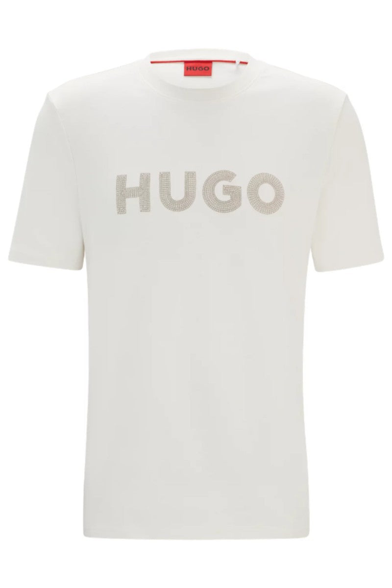 Hugo Boss Drochet T-Shirt White