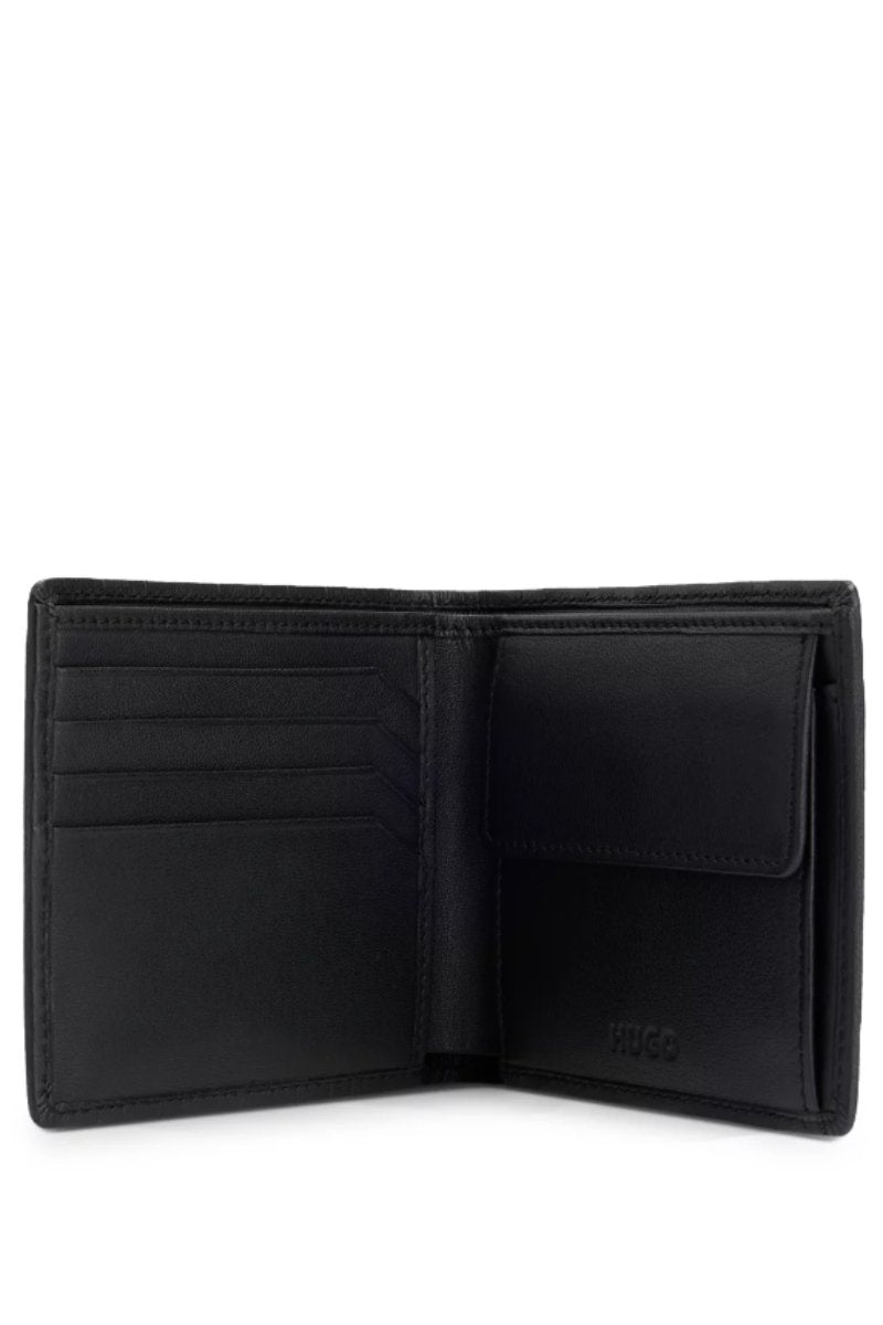 Hugo Boss Ethon Card &amp; Coin Wallet Black