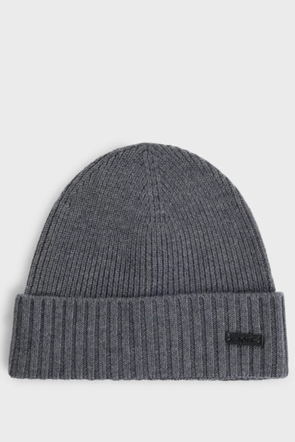 Hugo Boss Fati Beanie Charcoal