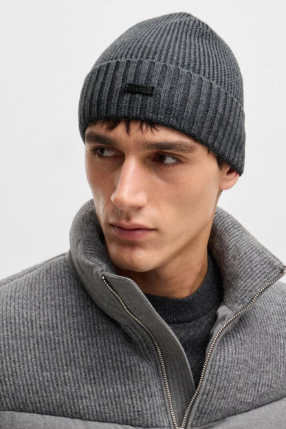 Hugo Boss Fati Beanie Charcoal