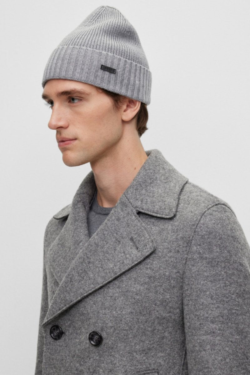 Hugo Boss Fati Beanie Silver