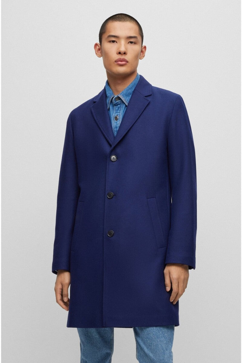 Hugo Malte2341 Overcoat Navy