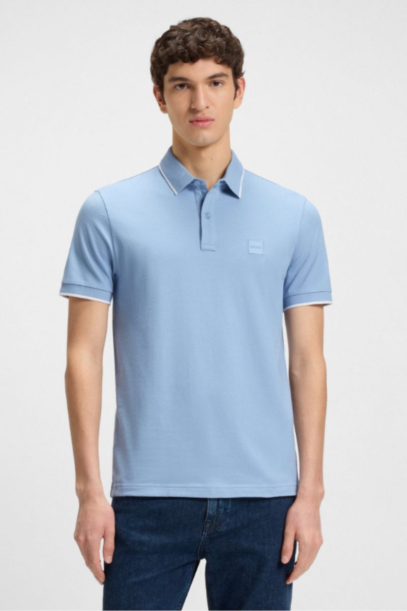 Hugo Boss Passertip Polo Pastel Blue