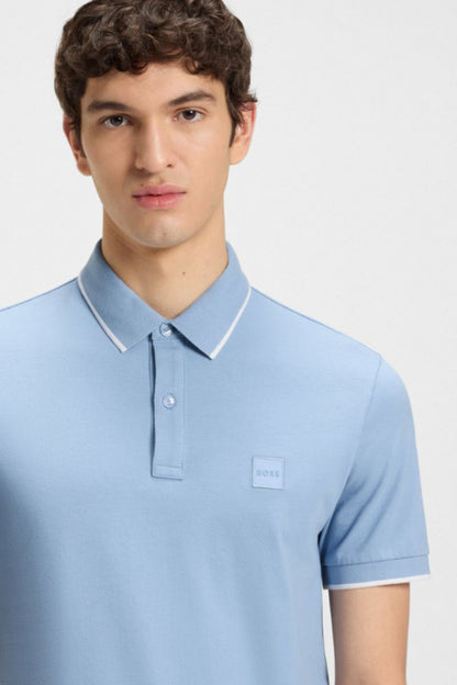 Hugo Boss Passertip Polo Pastel Blue