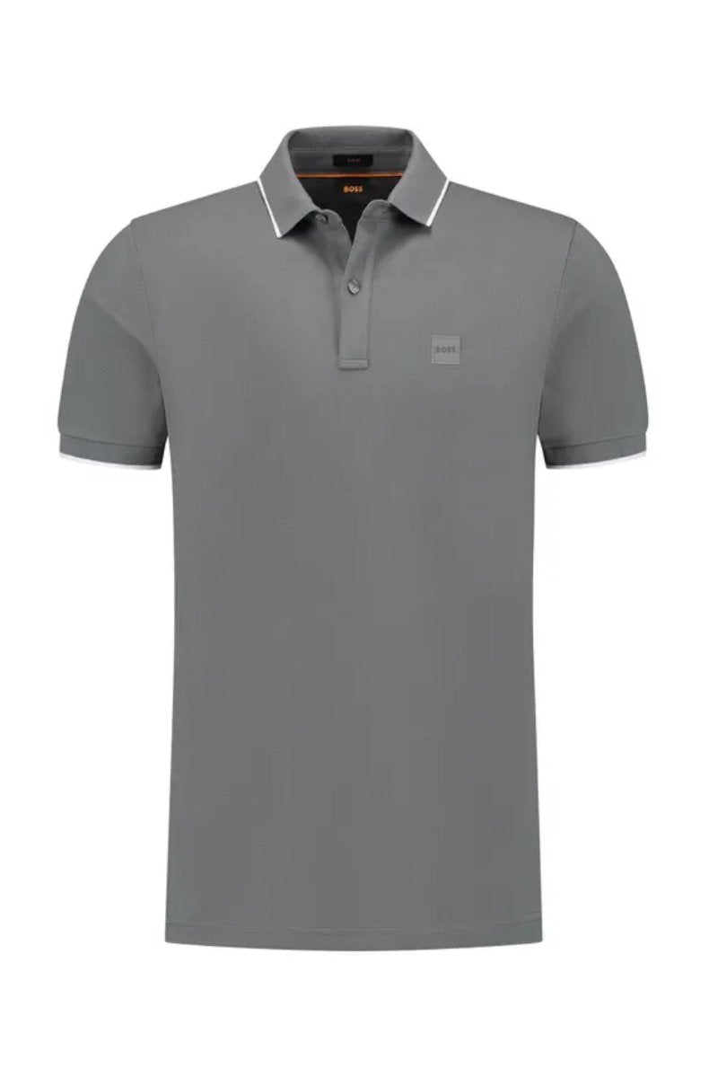 Hugo Boss Passertip Polo Dark Grey