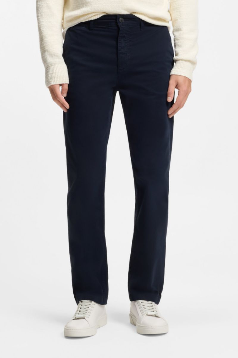 Boss 50534378 Regular Fit Stretch Cotton Chino Dark Blue