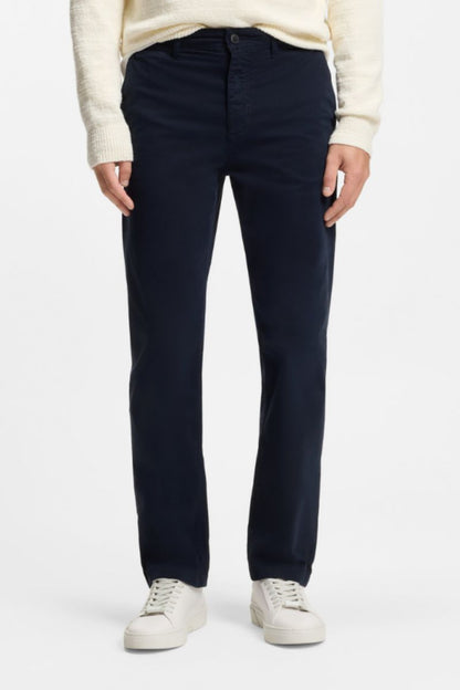 Boss 50534378 Regular Fit Stretch Cotton Chino Dark Blue