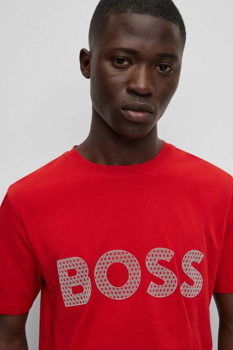 Boss red shirt sale