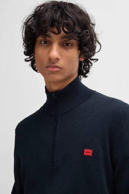 Hugo Boss San Quintus_C 1/4 Zip Navy