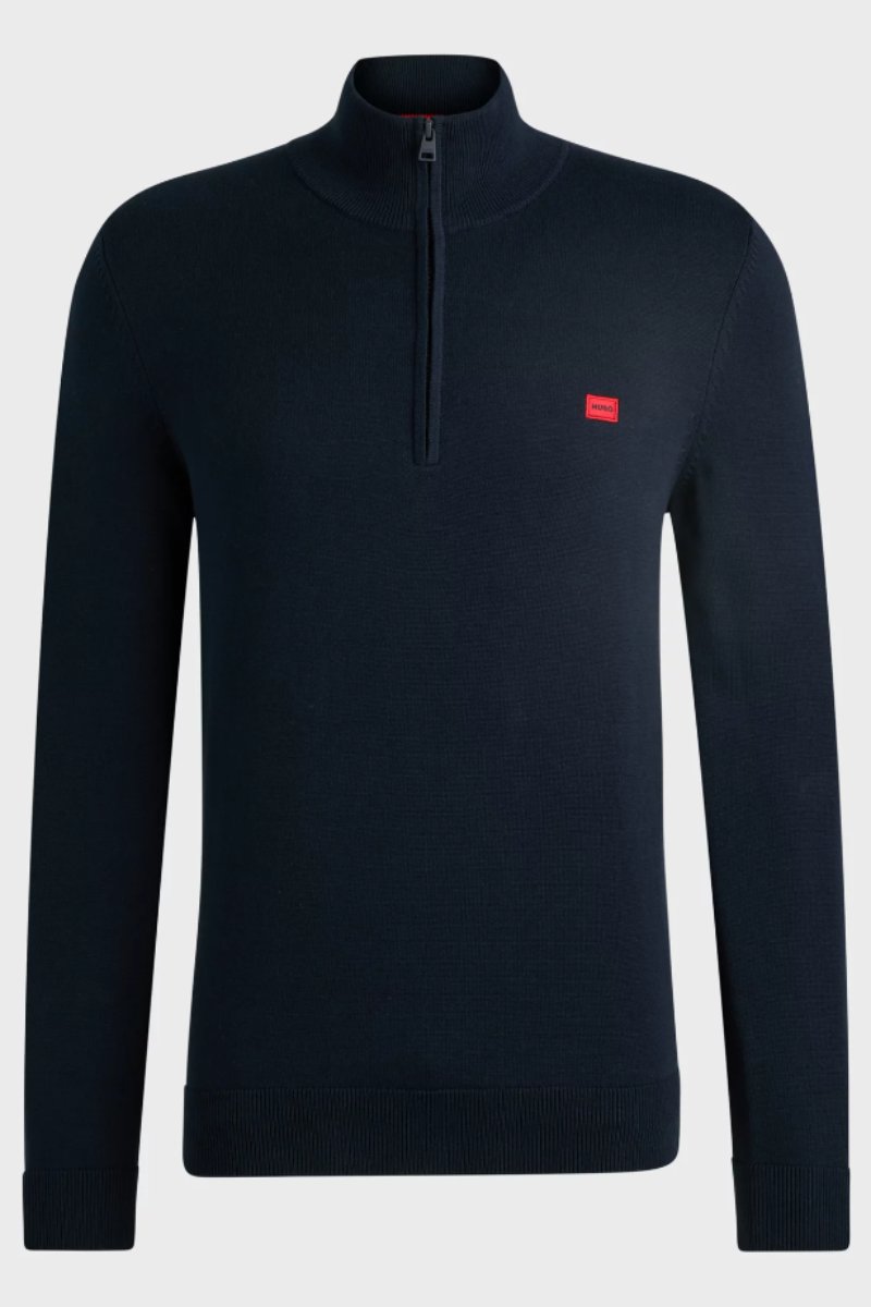 Hugo Boss San Quintus_C 1/4 Zip Navy